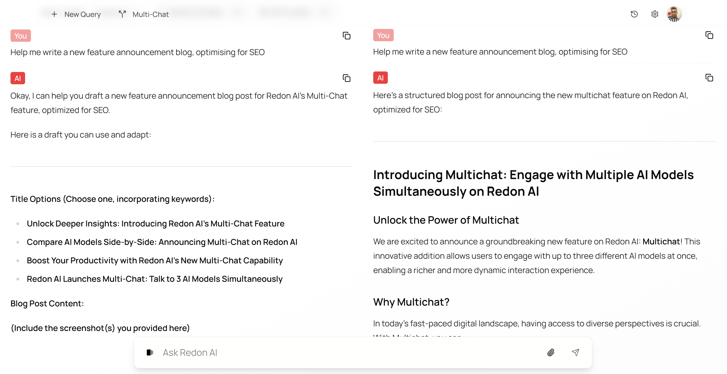 Multi-Chat Screenshot